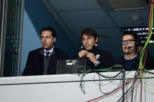 Antonjo Conte et Fabio Paratici à Tottenham